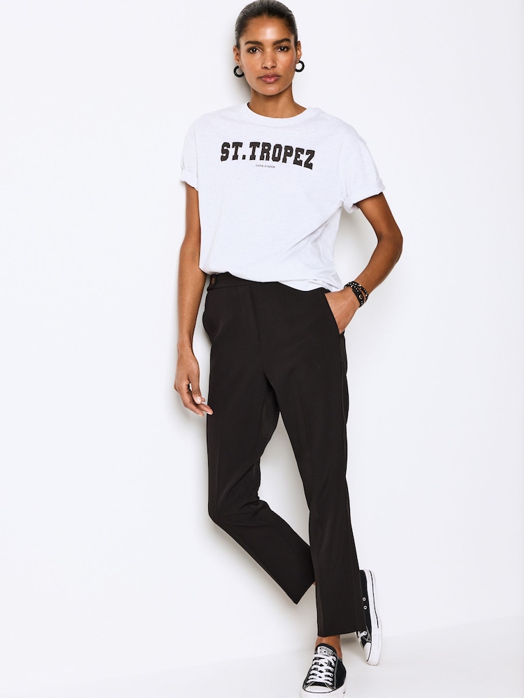 Grey Marl Beach City Short Sleeve Crew Neck T-Shirt - Image 2 of 5