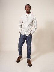White Stuff Natural Scandi Geo Printed Shirt - Image 3 of 7