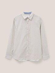 White Stuff Natural Scandi Geo Printed Shirt - Image 5 of 7