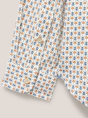 White Stuff Natural Scandi Geo Printed Shirt - Image 7 of 7