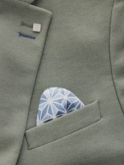 Green Slim Fit Motionflex Stretch Jersey Blazer - Image 11 of 13