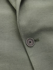 Green Slim Fit Motionflex Stretch Jersey Blazer - Image 12 of 13