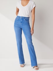 Bright Blue Supersoft Bootcut Jeans - Image 1 of 6