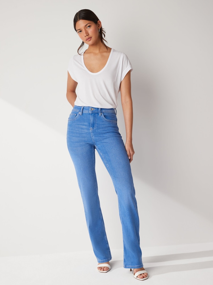 Bright Blue Supersoft Bootcut Jeans - Image 2 of 6