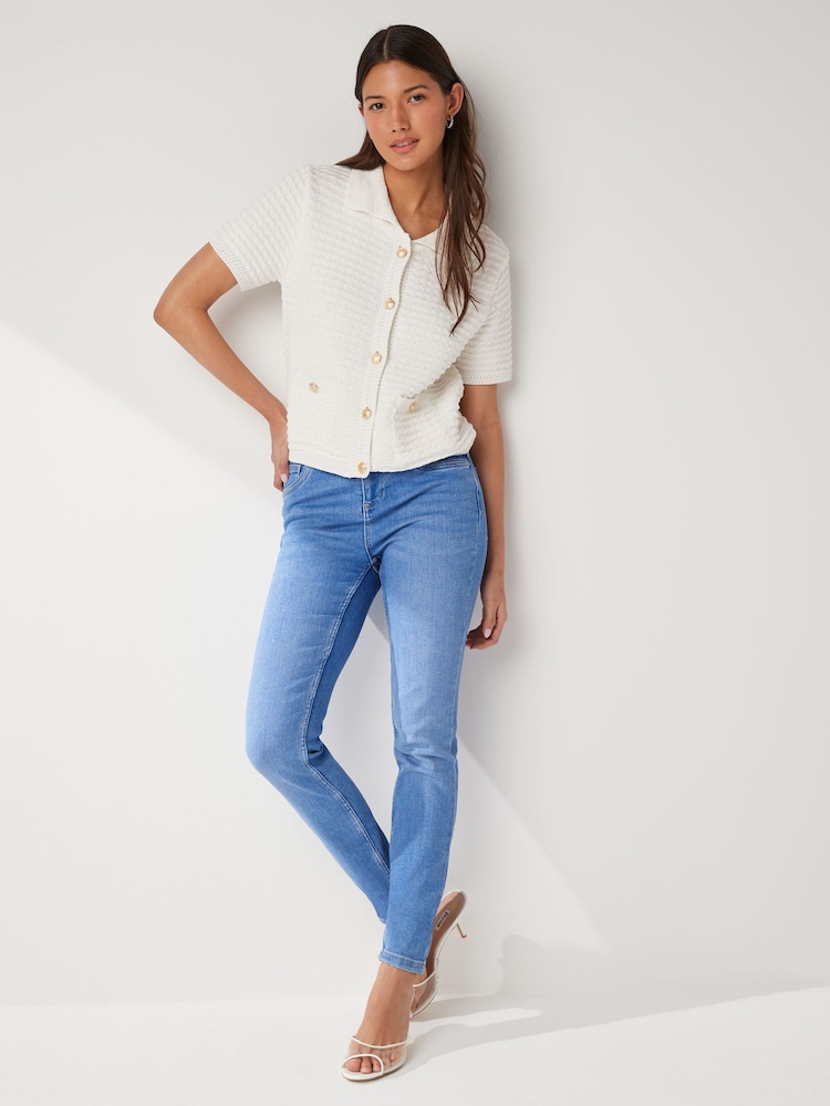 Bright Blue Supersoft Skinny Jeans - Image 2 of 7 Bright Blue Supersoft Skinny Jeans - Image 2 of 7