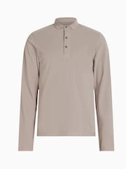 AllSaints Natural Reform Long Sleeve Polo Shirt - Image 4 of 4