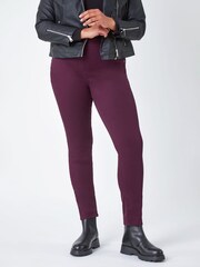 Roman Purple Curve Stretch Denim Jeggings - Image 3 of 5