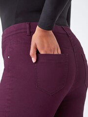 Roman Purple Curve Stretch Denim Jeggings - Image 5 of 5