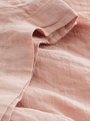 Pink Linen Shorts Set - Image 9 of 9