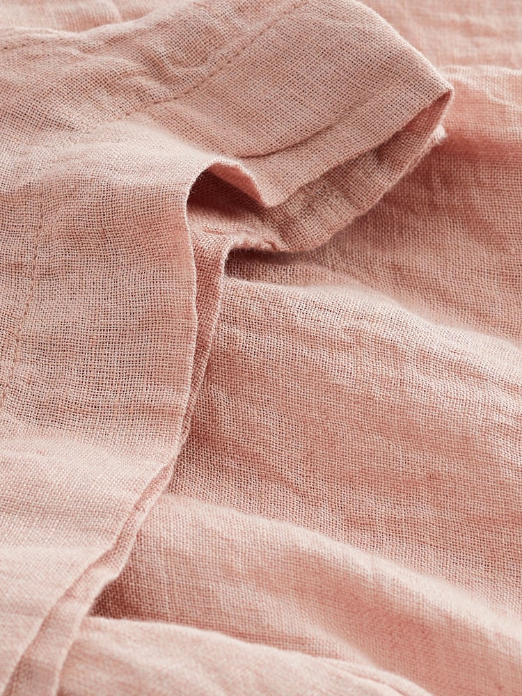 Pink Linen Shorts Set - Image 9 of 9