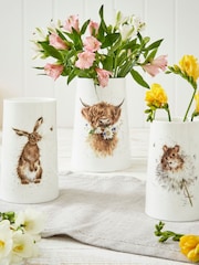 Royal Worcester White Wrendale Designs Medium Vase - Image 3 of 6