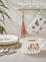 Royal Worcester White Wrendale Designs Guinea Pig Sauce Boat - Image 2 of 6