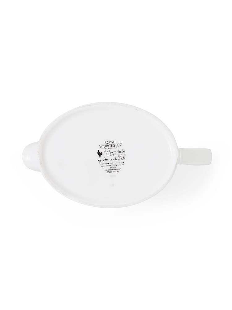Royal Worcester White Wrendale Designs Guinea Pig Sauce Boat - Image 6 of 6