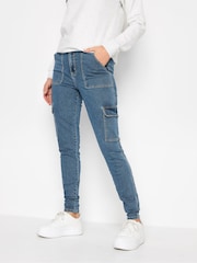 Long Tall Sally стретчевые джинсы скинни-карго - Изображение 1 из 4
