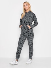 PixieGirl Petite Grey Leopard Print Hoodie - Image 4 of 4