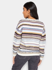 PixieGirl Petite Multi Colour Fairisle Jumper - Image 2 of 4