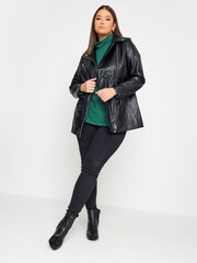 Yours Curve Green Longsleeve Turtle Neck Tops 2 Packs - Image 5 of 5