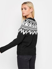 PixieGirl Petite Black Fairisle Jumper - Image 3 of 5
