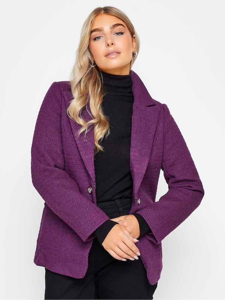 Morado - Americana de bouclé de M&Co - Imagen 1 de 5 Morado - Americana de bouclé de M&Co - Imagen 1 de 5