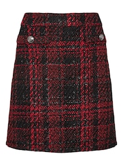M&Co Red Boucle Skirt - Image 5 of 5