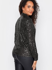 M&Co Black Sequin Shirt - Image 2 of 4