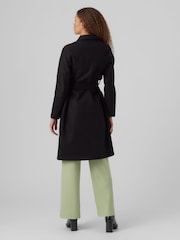 VERO MODA Black Wrap Tailored Coat - Image 2 of 5