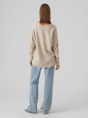 VERO MODA Cream Oversized Button Down Cardigan - Image 3 of 5