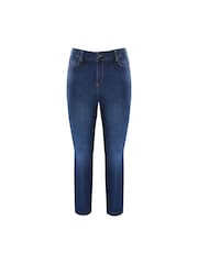 Live Unlimited Indigo Blue Curve Regular Length Comfort Stretch Jeans - Image 4 of 4