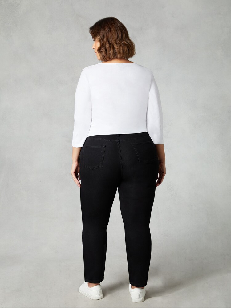 Live Unlimited Black Comfort Stretch Jeans - Image 2 of 8 Live Unlimited Black Comfort Stretch Jeans - Image 2 of 8