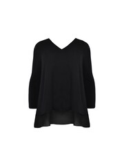 Live Unlimited Black Curve Split Back Overlay Tunic - Image 4 of 4