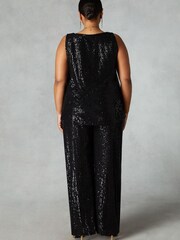 Live Unlimited Curve - Black Sequin Trousers - Image 3 of 5