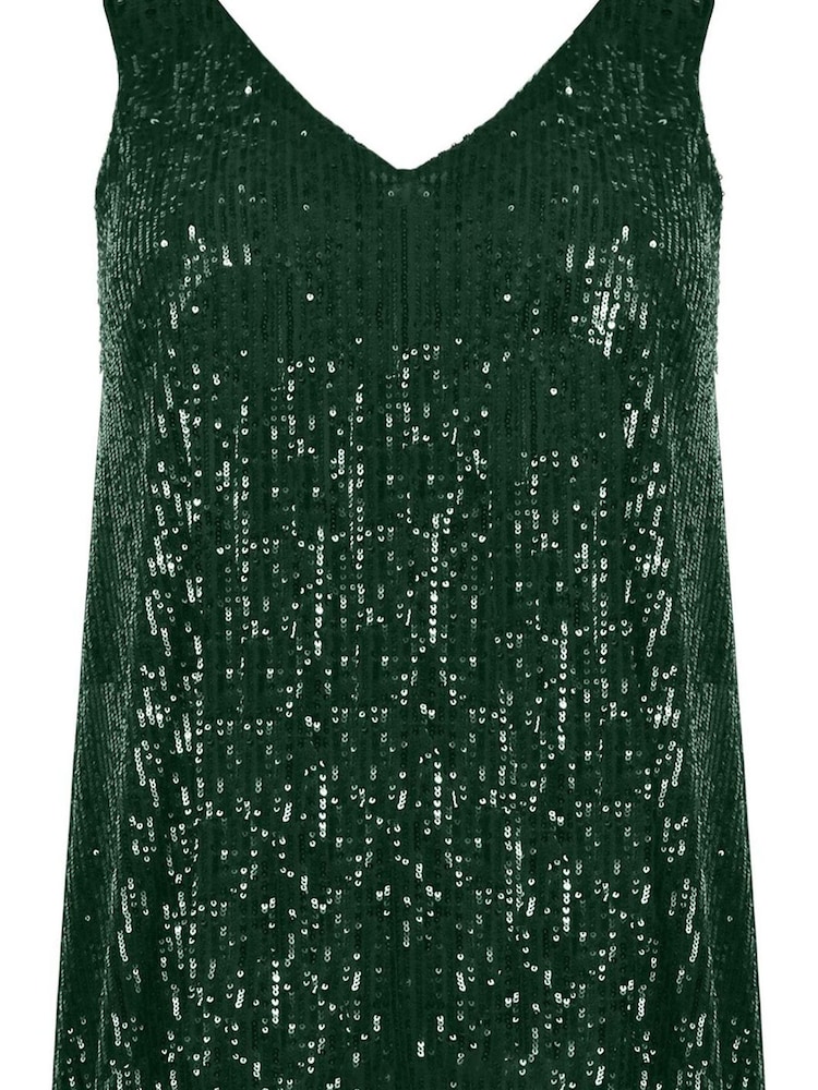 Live Unlimited Sequin Vest Top - Image 4 of 4