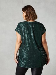 Live Unlimited Sequin Longline Tunic - Image 2 of 4