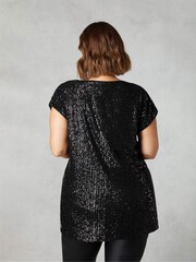 Live Unlimited Sequin Longline Tunic - Image 2 of 4