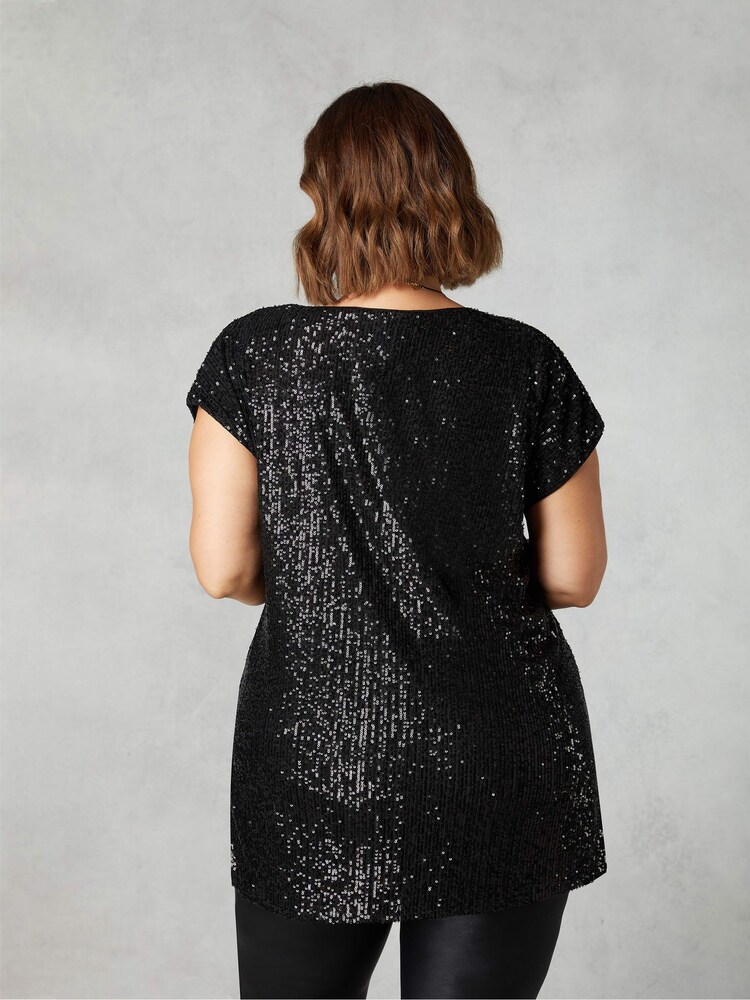 Live Unlimited Sequin Longline Tunic - Image 2 of 4