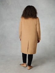 Live Unlimited Natural Curve Wool Blend Long Tailored Coat - Image 2 of 2