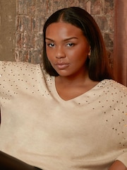 Live Unlimited Sequin Relaxed Jumper - Image 3 of 5