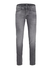 אפור דהוי - ג׳ינס בגזרה צרה דגם Glenn של Jack & Jones - תמונה 6 מתוך 6