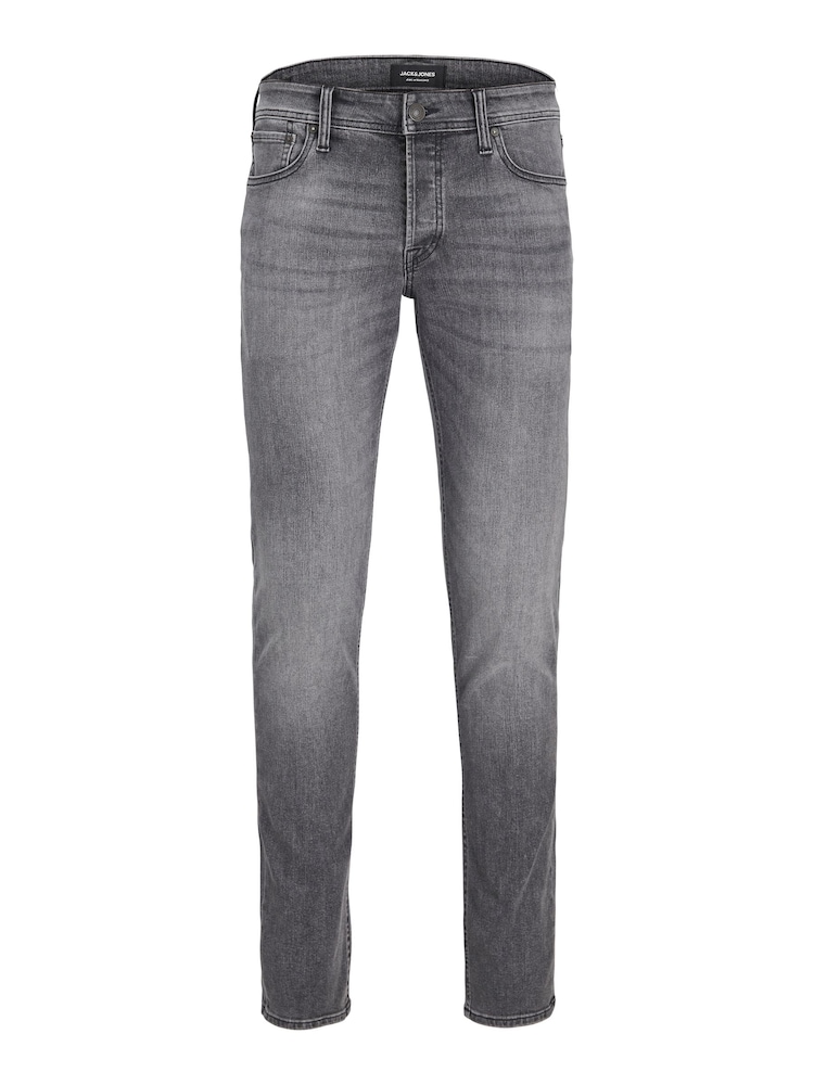 אפור דהוי - ג׳ינס בגזרה צרה דגם Glenn של Jack & Jones - תמונה 6 מתוך 6