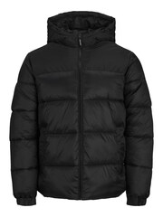 JACK & JONES Black Hooded Padded Coat - Image 7 of 8