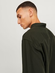 JACK & JONES Green Button Up 100% Cotton Shirt - Image 4 of 7