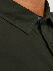 JACK & JONES Green Button Up 100% Cotton Shirt - Image 5 of 7