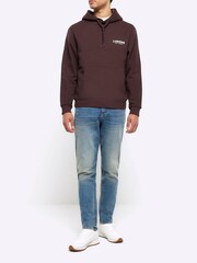 River Island Brown 100% Cotton Lumiere Hoodie - Image 2 of 6