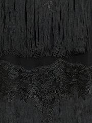 River Island Black Lace Fringe Longline Cami - Image 6 of 6