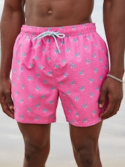 Pink Flamingo/Navy Swim Shorts 2 Pack - Image 10 of 21