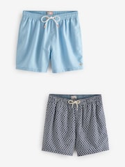 Blue/Navy Swim Shorts 2 Pack - Image 1 of 19
