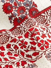 Red Print V-Front Bandeau Top - Image 5 of 6