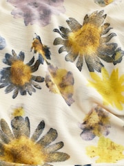 Pressed Floral Print Textured Maxi Dress - Image 7 of 7