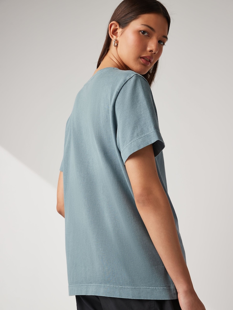 Blue Beach City Short Sleeve Crew Neck T-Shirt - Image 2 of 6