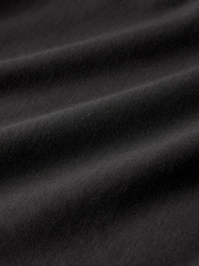 Black Puff Sleeve Mini Jersey Dress - Image 4 of 4